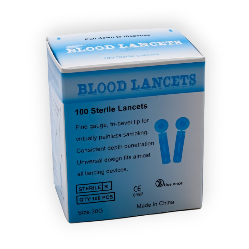 BLOOD LANCETS 100STERILE 28G