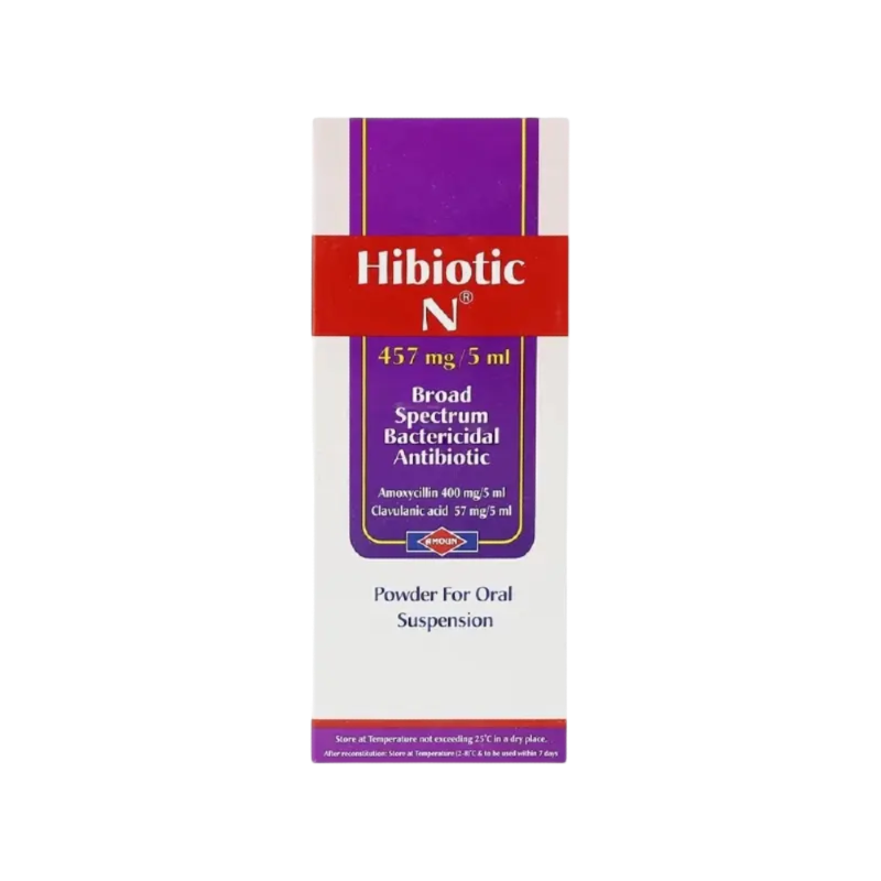 HIBIOTIC-N 457 MG SUSPENSION 60 ML