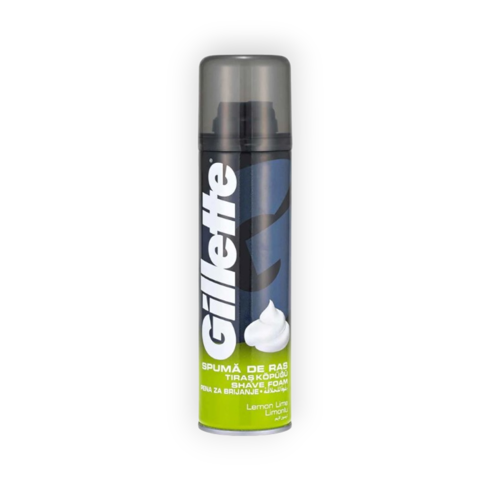GILLETTE SHAVING FOAM LEMON 200 ML