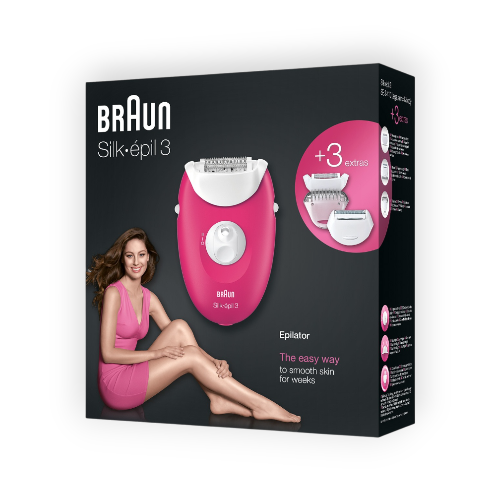 BRAUN SILK EPIL 3 YOUNG BEAUTY LEGS&BODY 3380