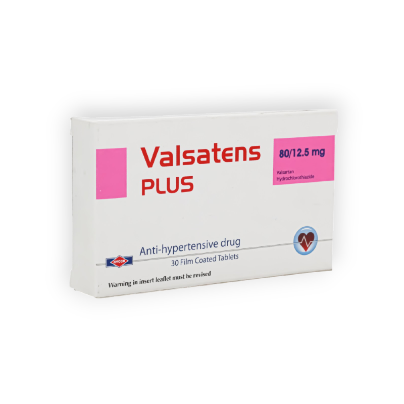 VALSATENS PLUS 80 / 12.5 MG 30 TABLET