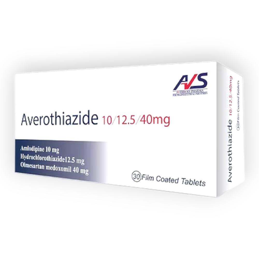 AVEROTHIAZIDE 10/12.5/40MG 30TABLET