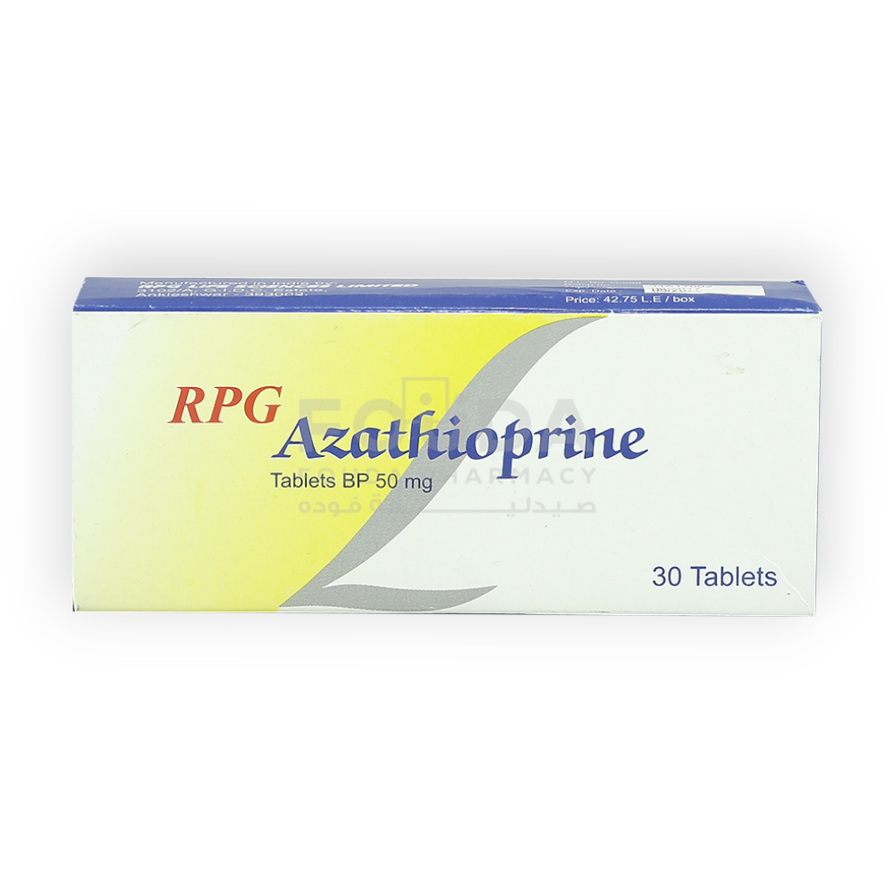 AZATHIOPRINE  RPG  50 MG  100 TABLET