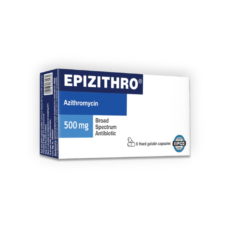 EPIZITHRO 500 MG 3 CAPSULES