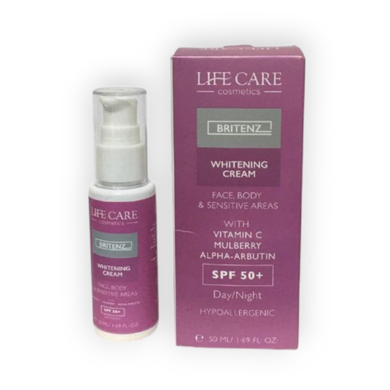 LIFE CARE BRITRNZ WHITENING CREAM SPF 50+ 50ML