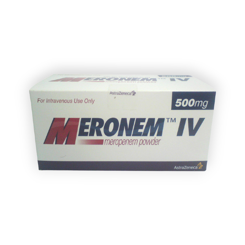 MERONEM 500 MG 10 VIALS
