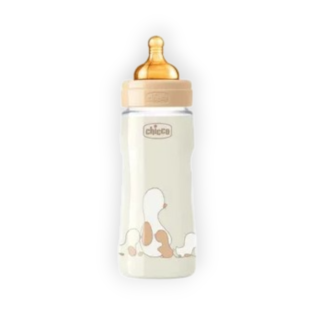 CHICCO BIBERON 330 ML  COD.8587 ببرونه رابر بناتى