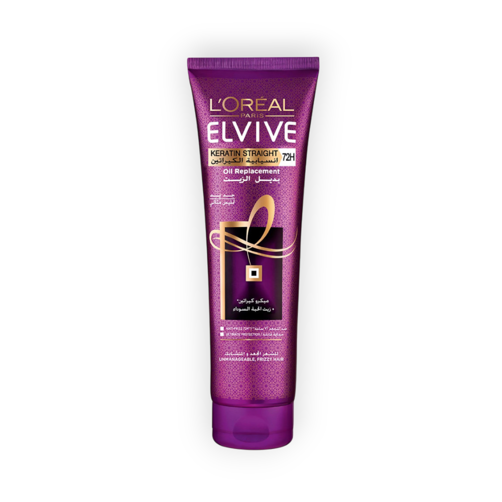 LOREAL ELVIVE (KERATIN STRAIGHT) OIL REPLACEMENT 300 ML