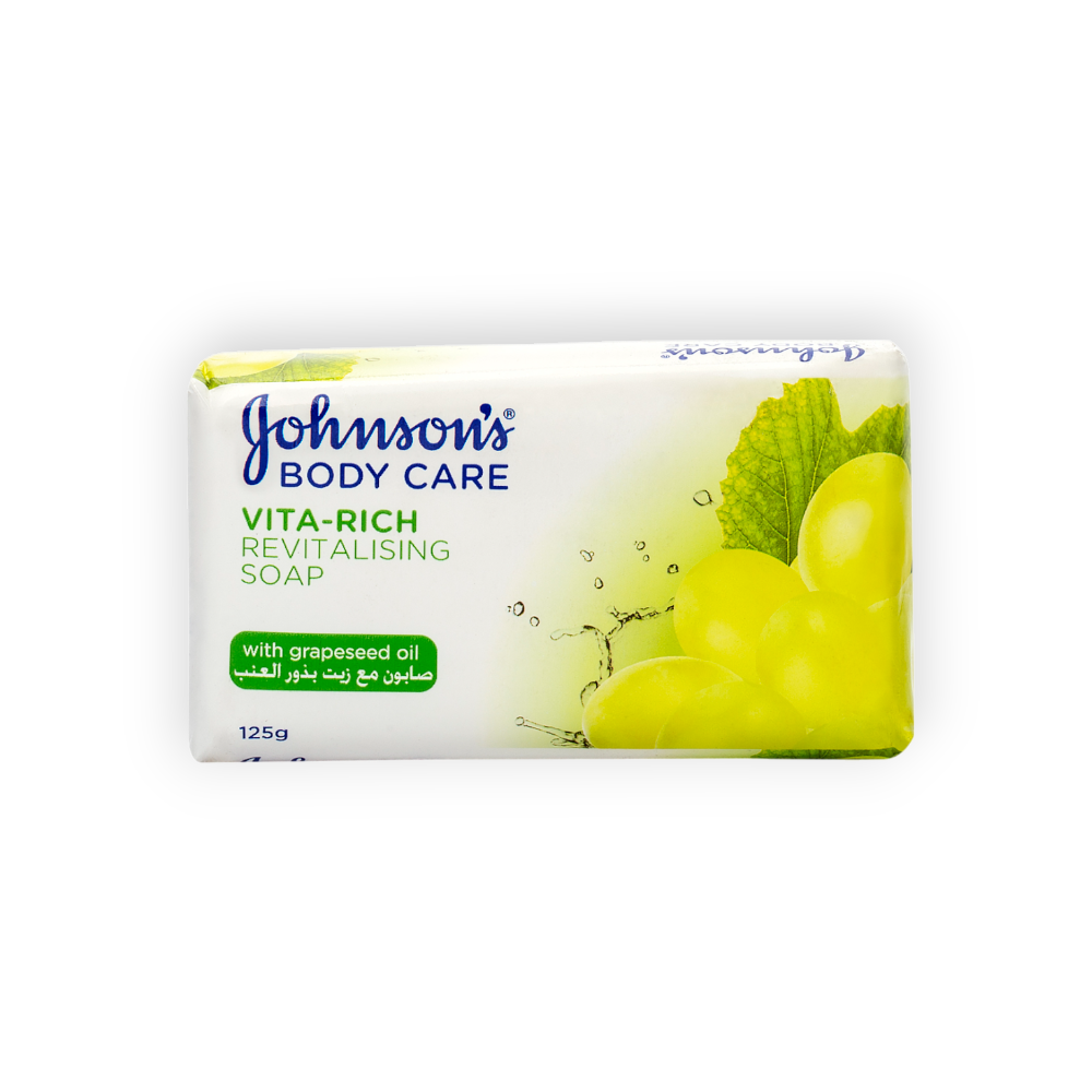 JOHNSONS & GRAPESEED OIL SOAP 125G
