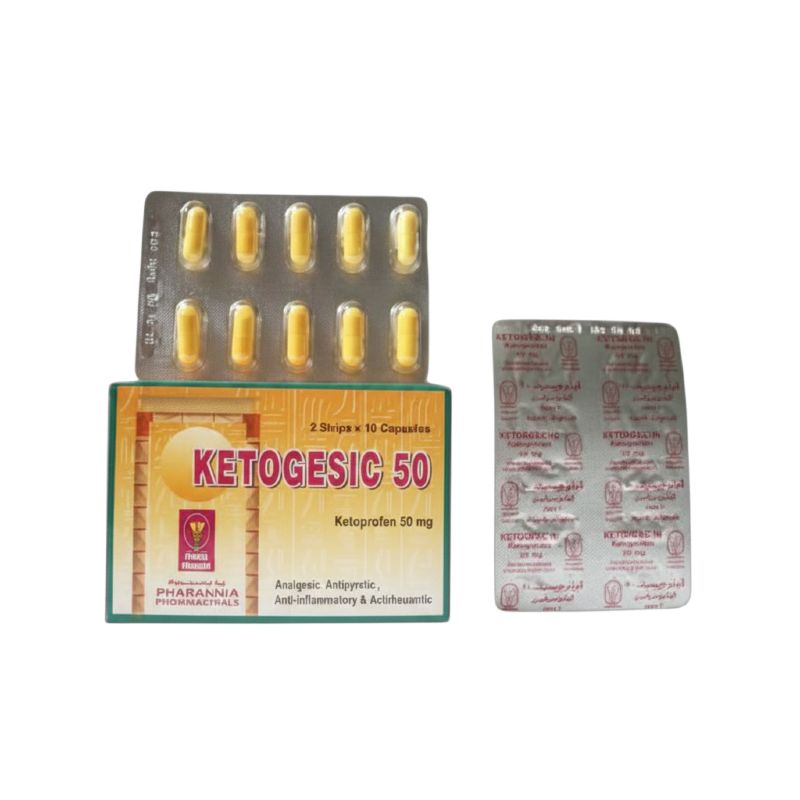 KETOGESIC 50 MG 20 CAPSULES
