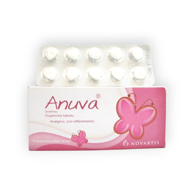 ANUVA 50 MG 10 TABLET