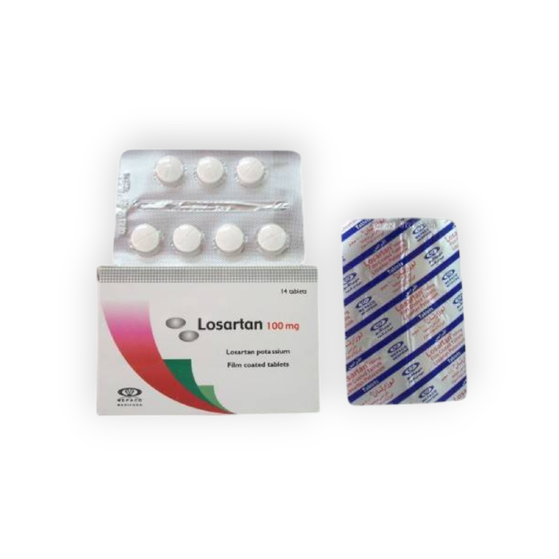 LOSARTAN 100 MG  14 TABLET