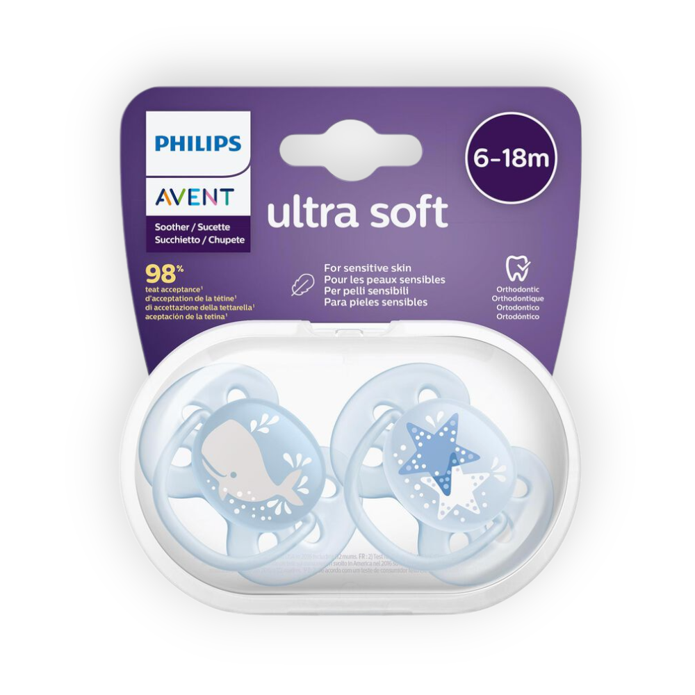 AVENT ULTRA SOFT 6-18 Month tetine