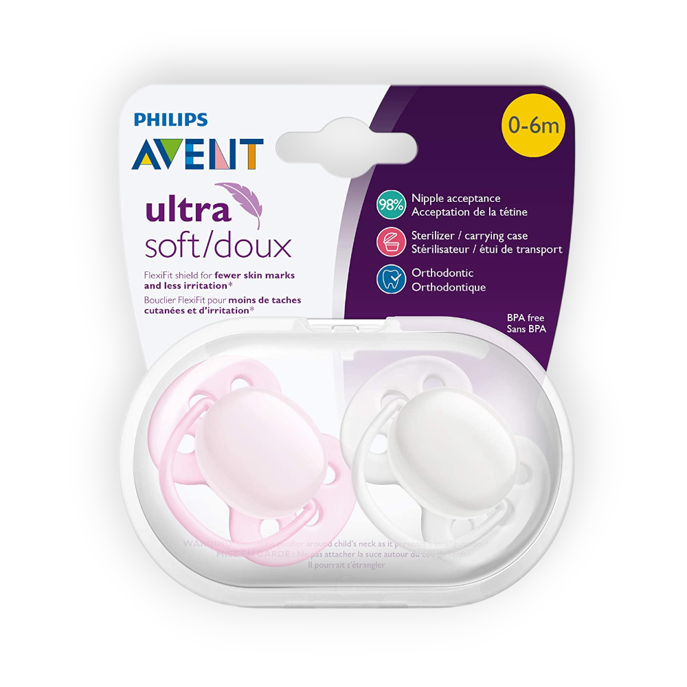 AVENT ULTRA SOFT 0-6 Month tetine