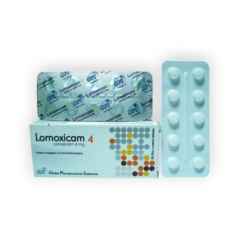 LORNOXICAM 4 MG 20 TABLET