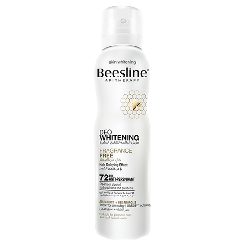 BEESLINE DEODORANT WHITNING FRAGRANCE FREE SPRAY 150 ML