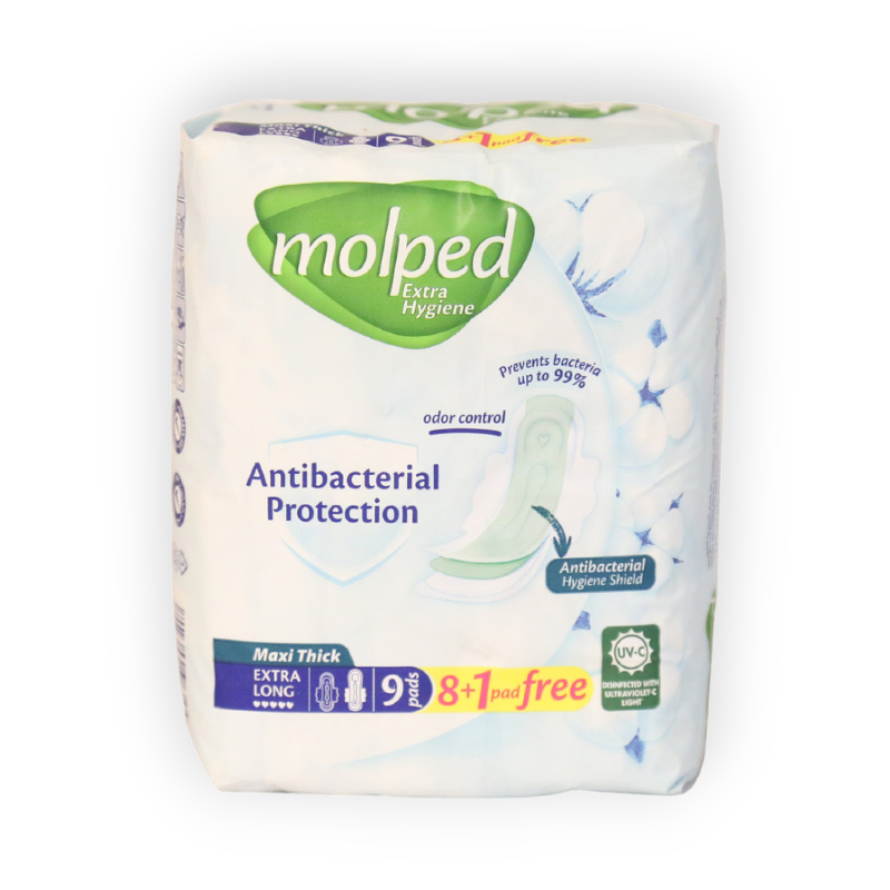 MOLPED EXTRA HYGINE MAXI THICK EXTRA LONG 9 PADS