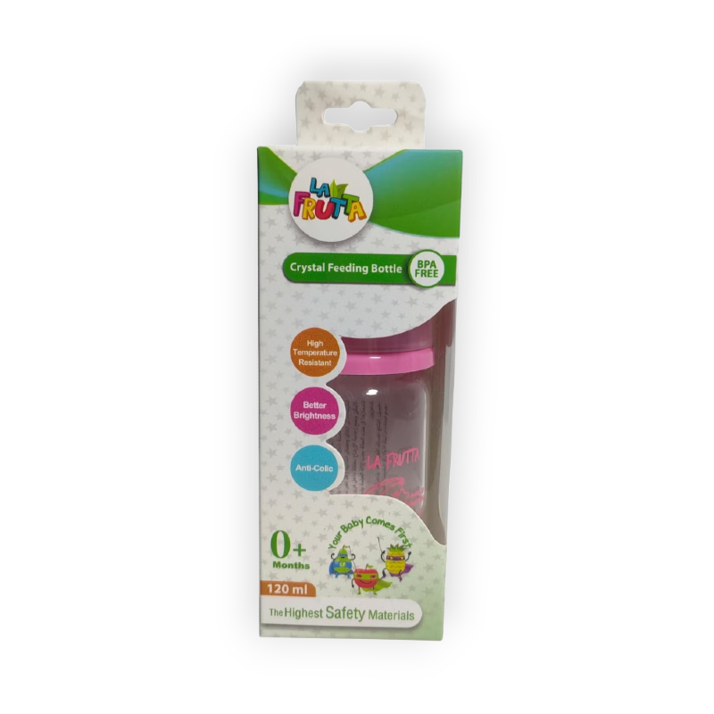 LA FRUTTA CRYSTAL FEEDING BOTTLE 0+MONTH60ML COD 22020