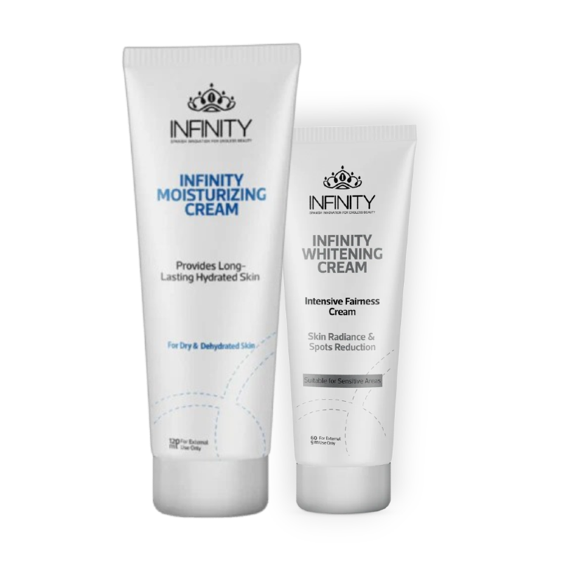 INFINITY MOISTURIZING CREAM  120ML+ WHIGTING CREAM 60ML