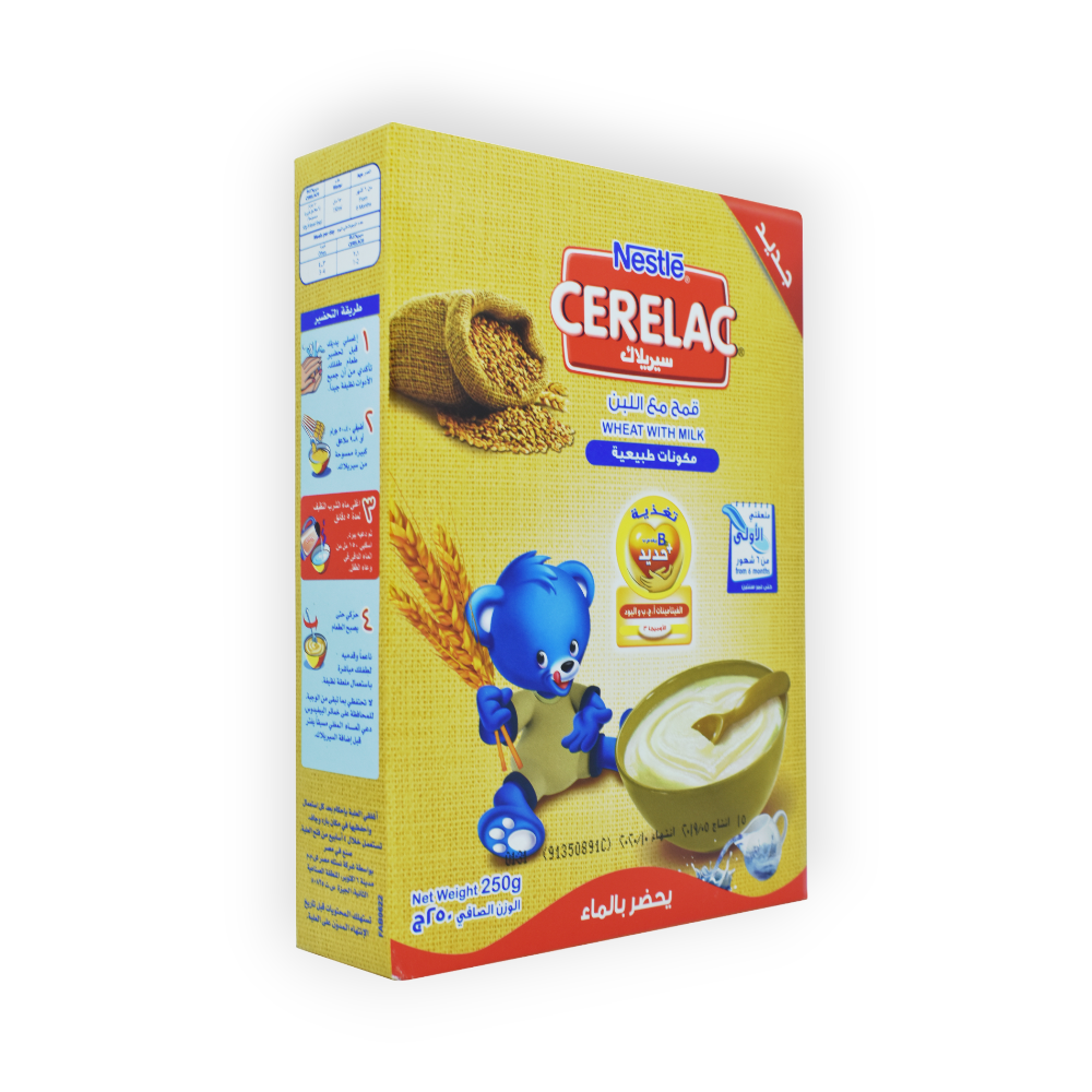 CERELAC IRON WHEAT & MILK 250 GM