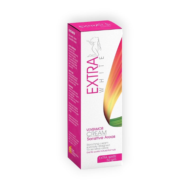 EXTRA WHITE VENTAMOR CREAM SENSITIVE AREAS 50GM