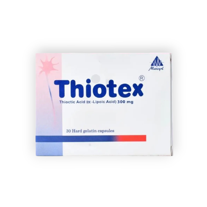 THIOTEX 300 MG 30 CAPSULES