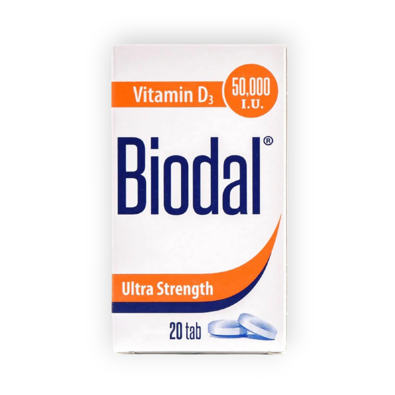 BIODAL VITAMIN D3 5000 20 TAB