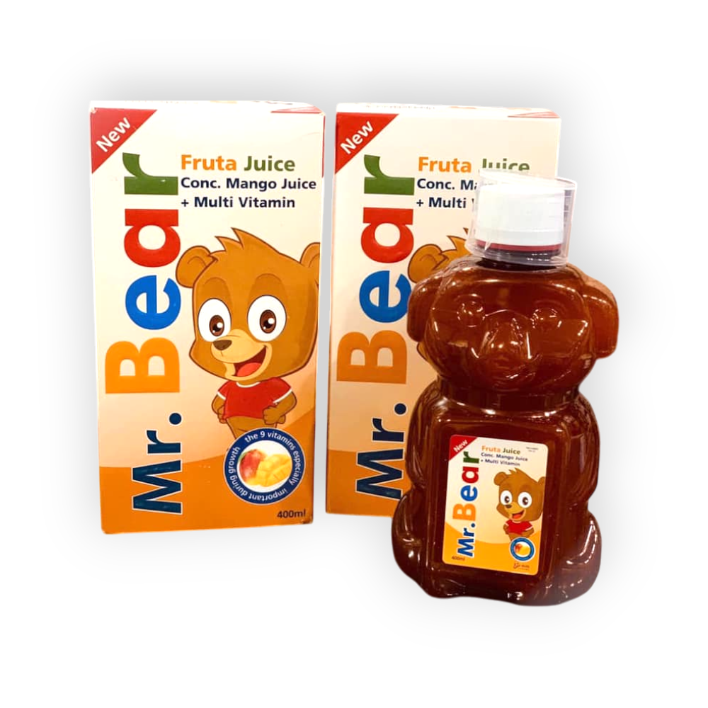 MR BEAR FRUTA JUICE MANGO SYRP 160ML