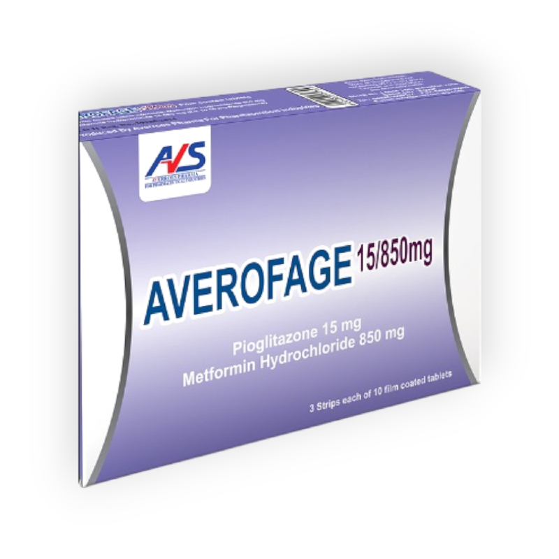 AVEROFAGE 15/850MG 30TABLET