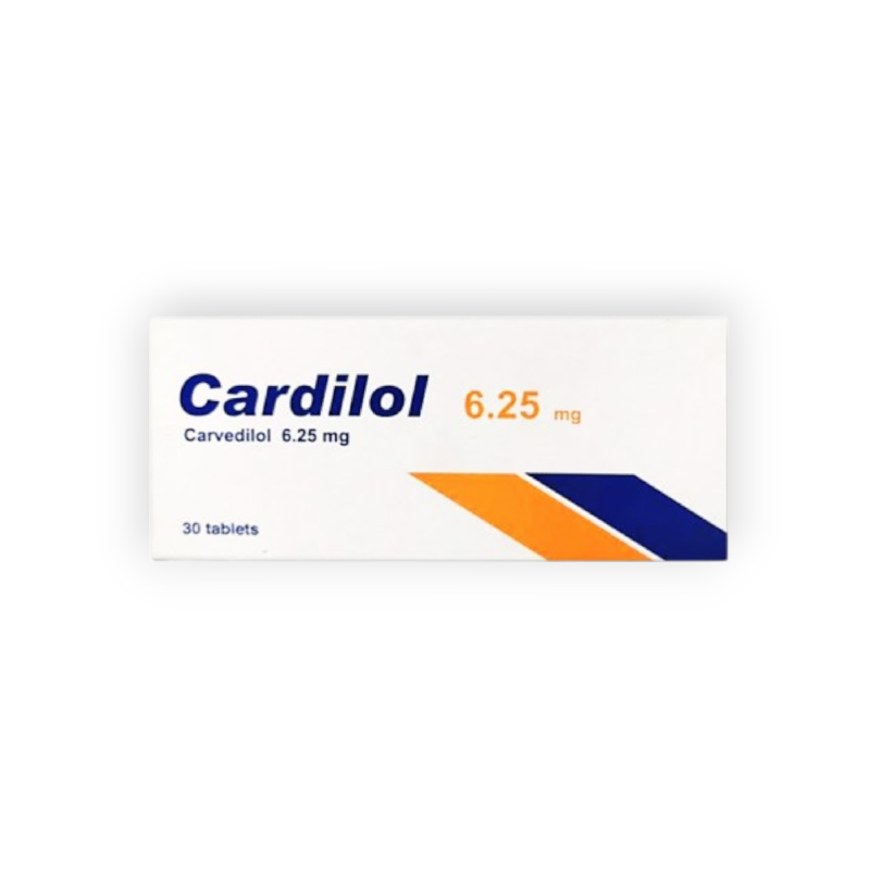 CARDILOL 6.25 MG 30 TABLET