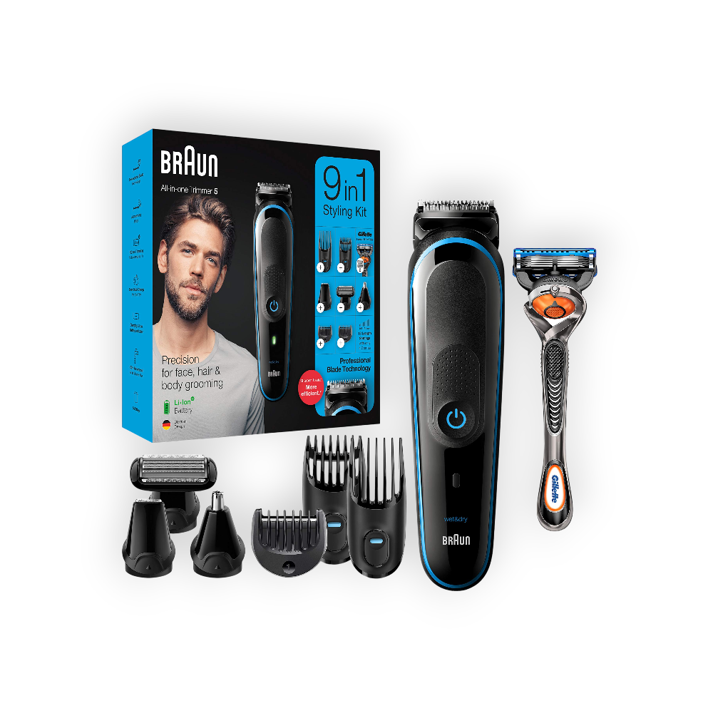 BRAUN AL IN ON TRIMMER 9 IN 1 STYLING KIT MGK3980