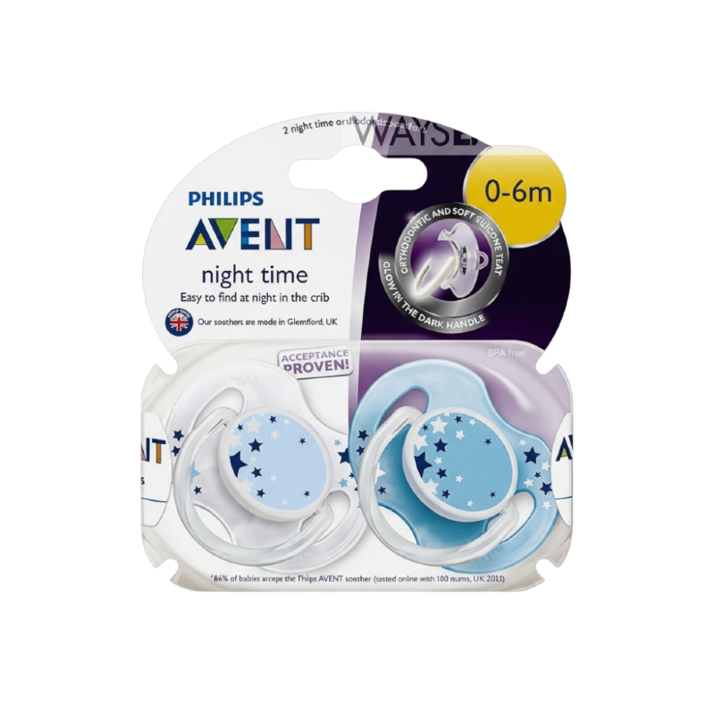 AVENT NIGHT TIME  0_6 Month tetine