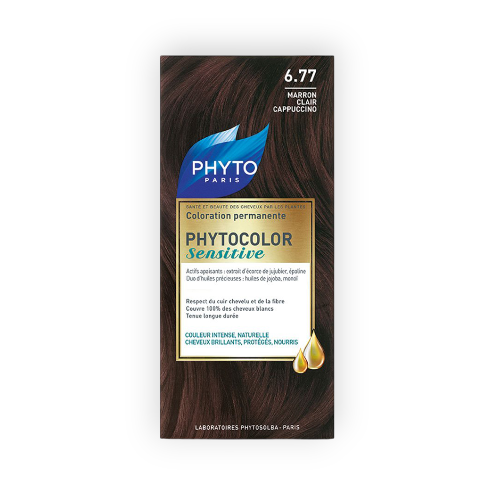 PHYTO COLOR LIGHT BROWN CAPPUCCINO 6.77