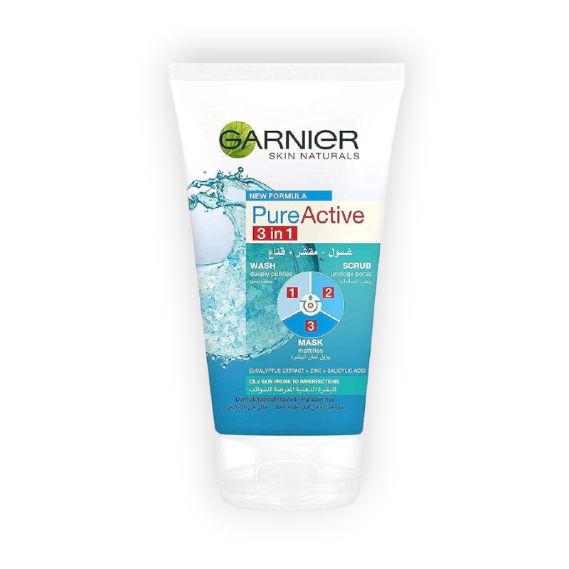 GARNIER PURE ACTIVE 3IN1 SCRUB 100ML