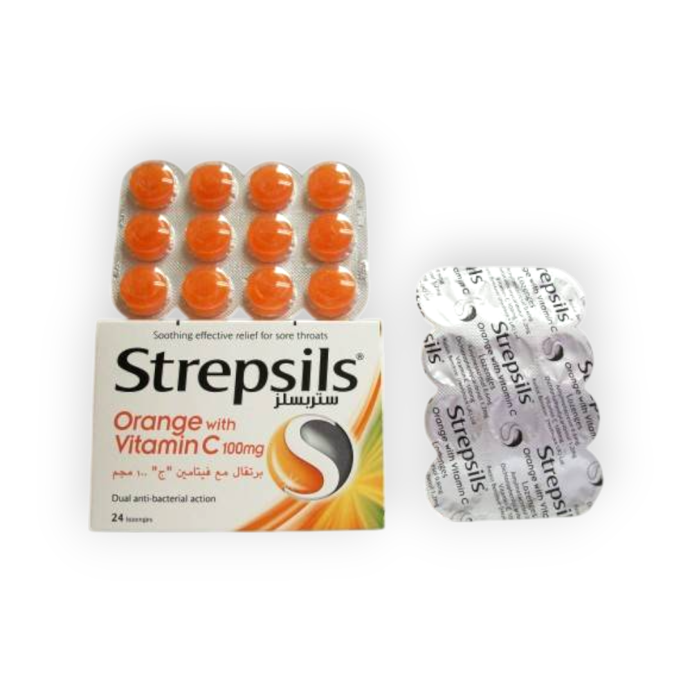 STREPSILS ORANGE WITH VITAMIN C 24 LOZ 25%