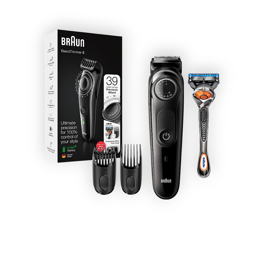 BRAUN BEARD TRIMMER 5 39 PRECISION WHEEL BT5242