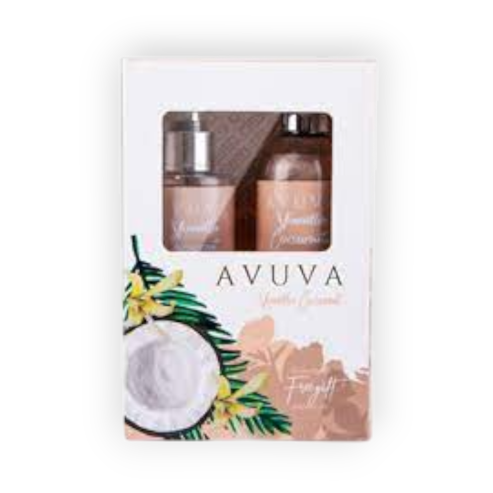 AVUVA VANILLA COCONUT BOODY SPLASH253ML+SHOWER GEL