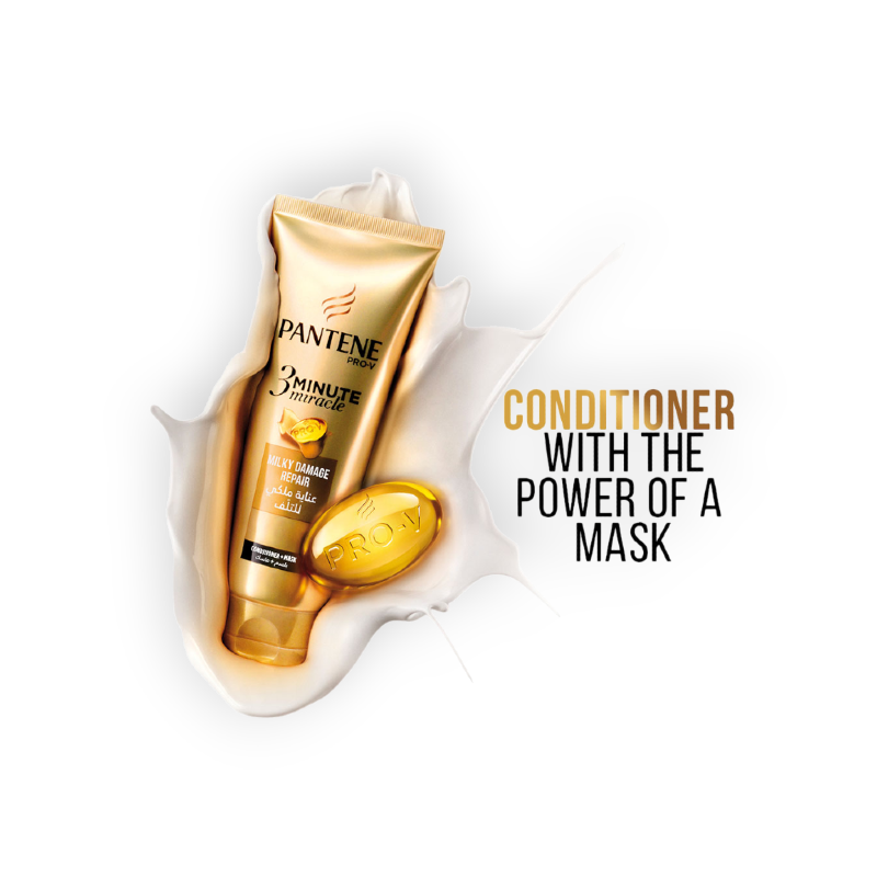 PANTENE PRO-V 3MINUTE MILKY DAMAGE CONDITIONER+MASK200ML