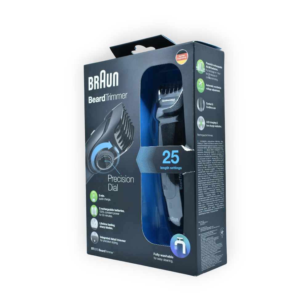 BRAUN BEARD TRIMMER (25) BT 5070