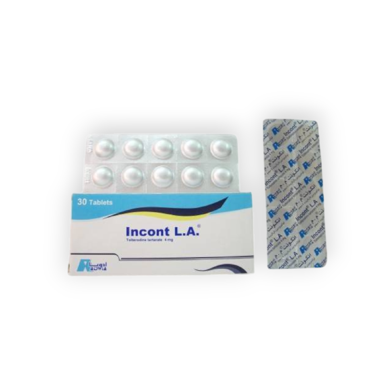 INCONT L.A 4 MG 30 TABLET