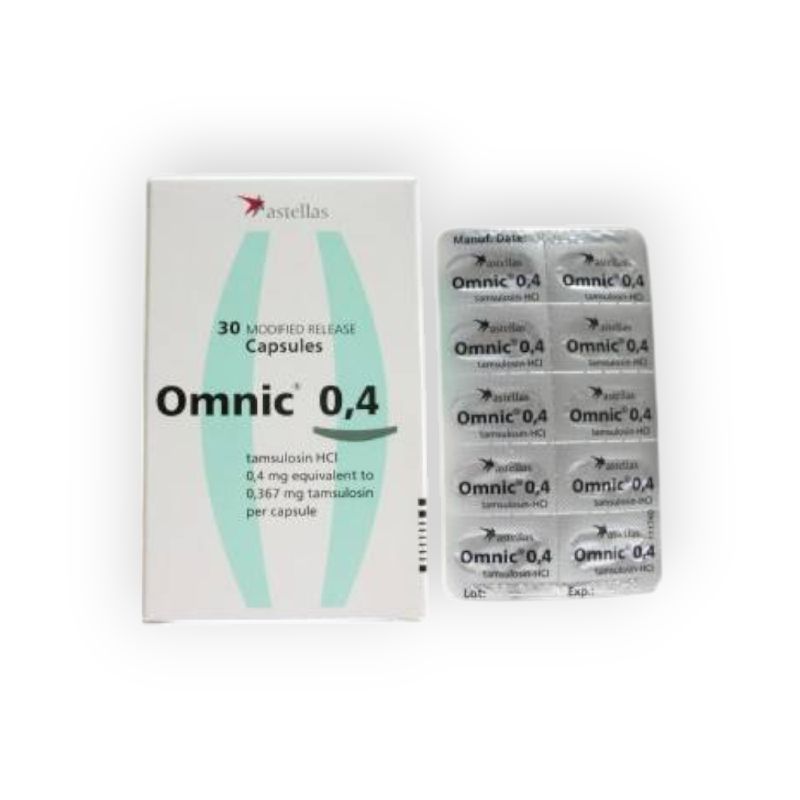 OMNIC 0.4 MG 30 CAPSULES