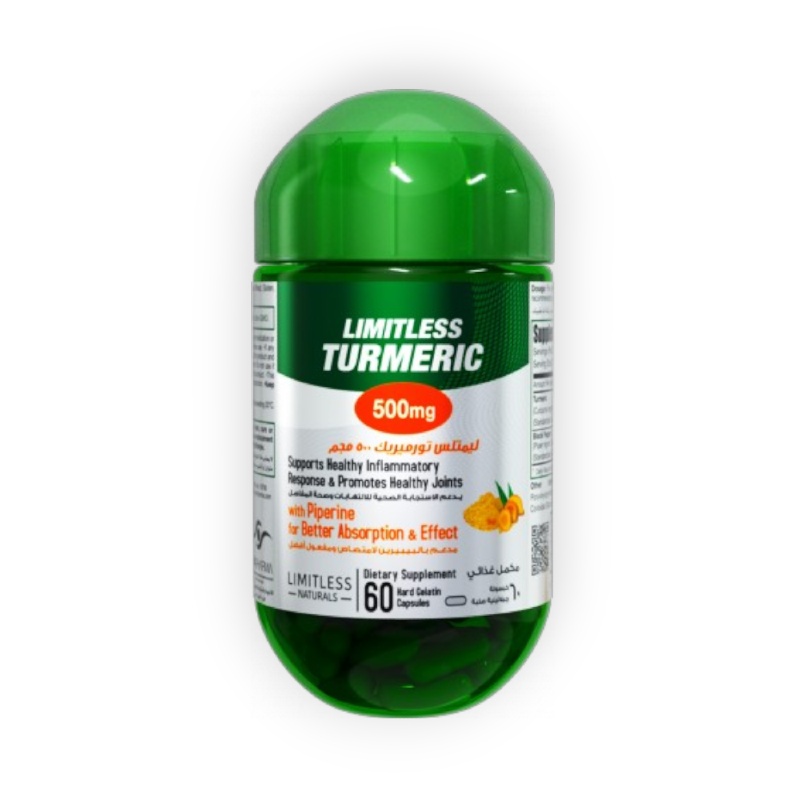 LIMITLESS TURMERIC 500MG 60 CAPS