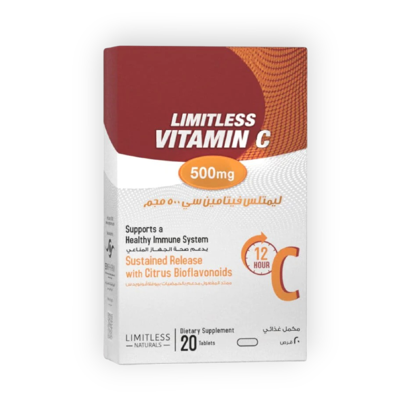 LIMITLESS VITAMIN C 500MG 20TAB