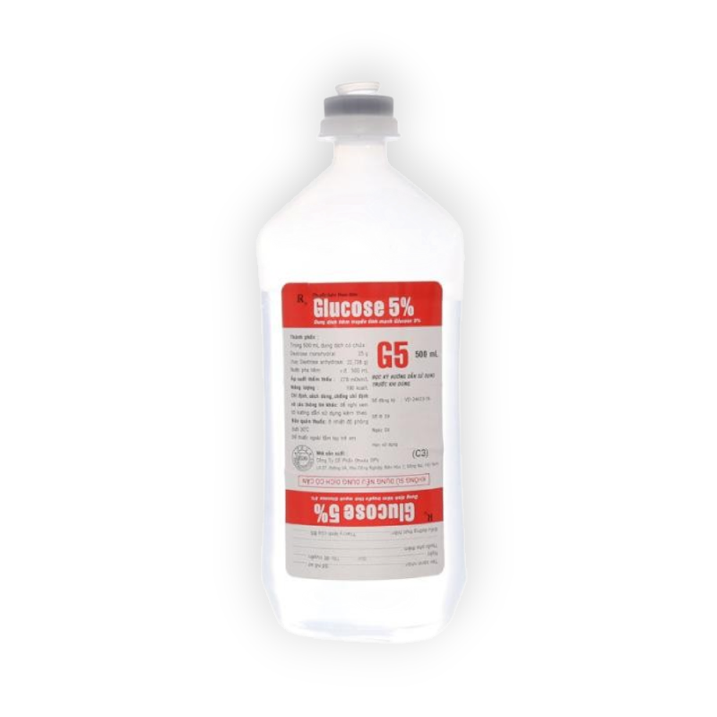 GLUCOSE 5% 500 ML WITH CAP OTSUKA
