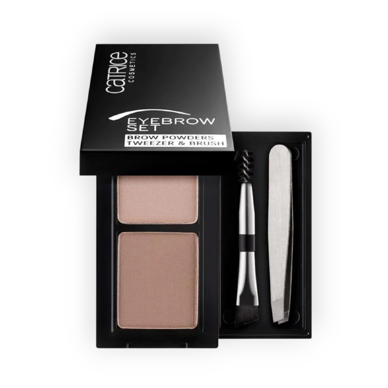 CATRICEEYEBROW SET BROW POWSERS TWEEZER&BRUSH 010