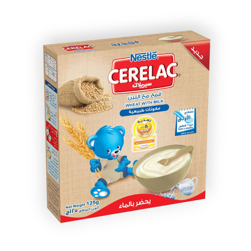 CERELAC IRON+WHEAT WITH MILK 125 GM