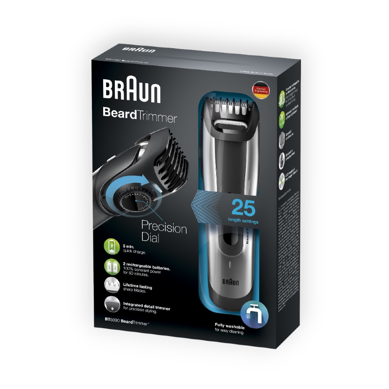 BRAUN BEARD TRIMMER BT5090