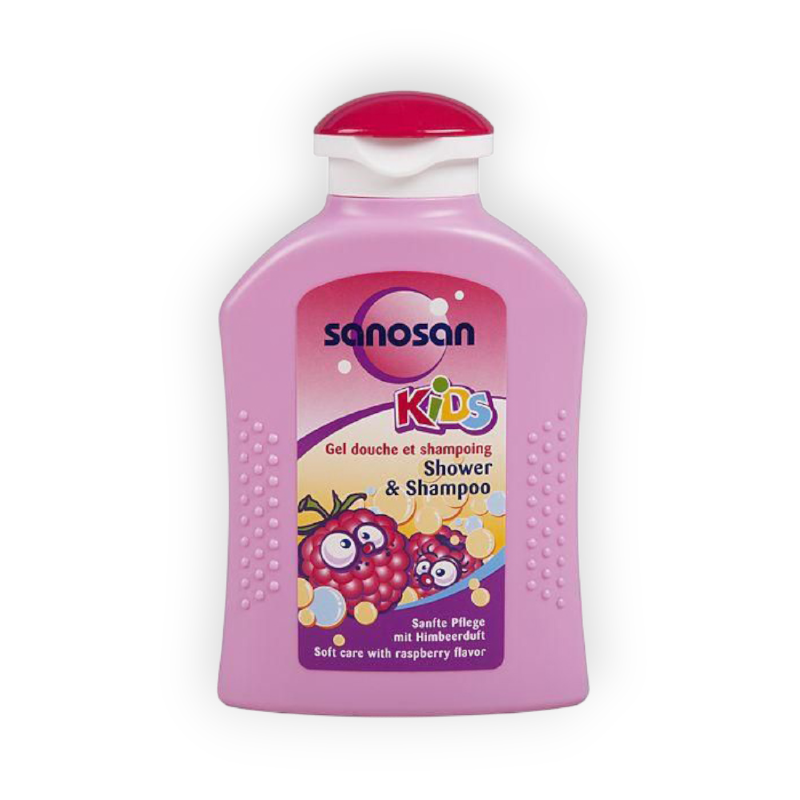 SANOSAN KIDS SHOWER & SHAMPOO RASPBERRRY 250 ML