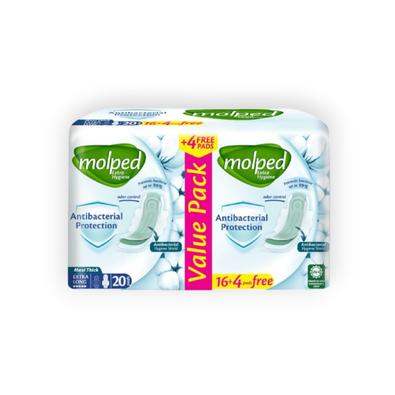 MOLPED EXTRA HYGINE MAXI THICK LONG 20 PADS