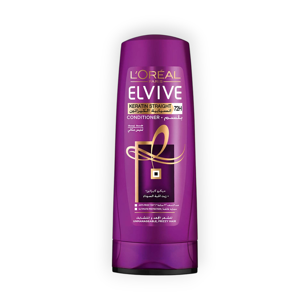 LOREAL ELVIVE KERATIN STRAIGHT CONDITIONER 200ML